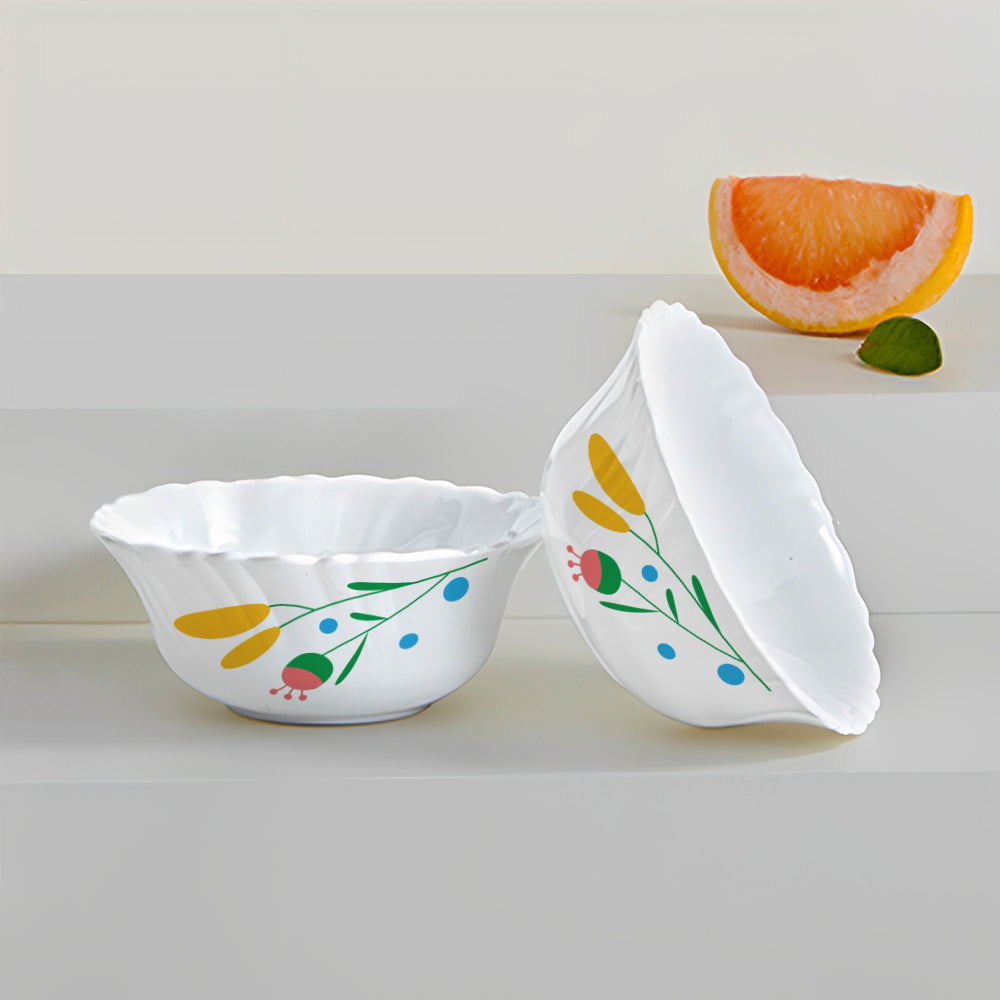Golden Lush Veg Bowl Fluted Set