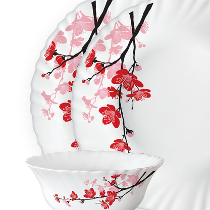 Larah by Borosil Alina 34 pc Dinner Set 34 pc Set: Serves 6
