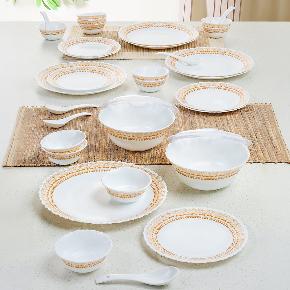 Larah Halo 34 pc Dinner Set