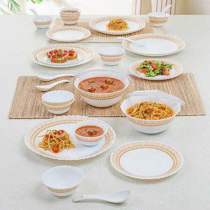 Larah Halo 34 pc Dinner Set
