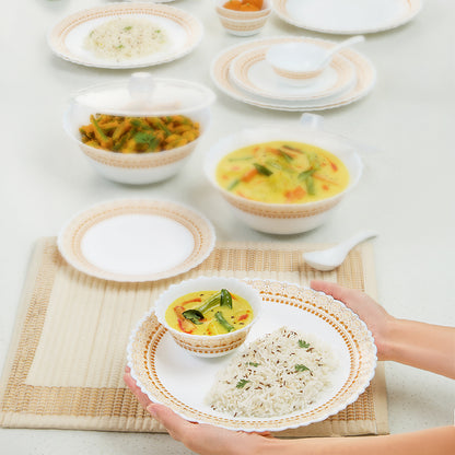 Larah Halo 34 pc Dinner Set