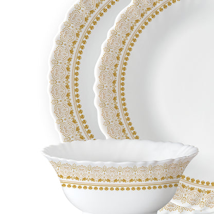 Larah Halo 34 pc Dinner Set
