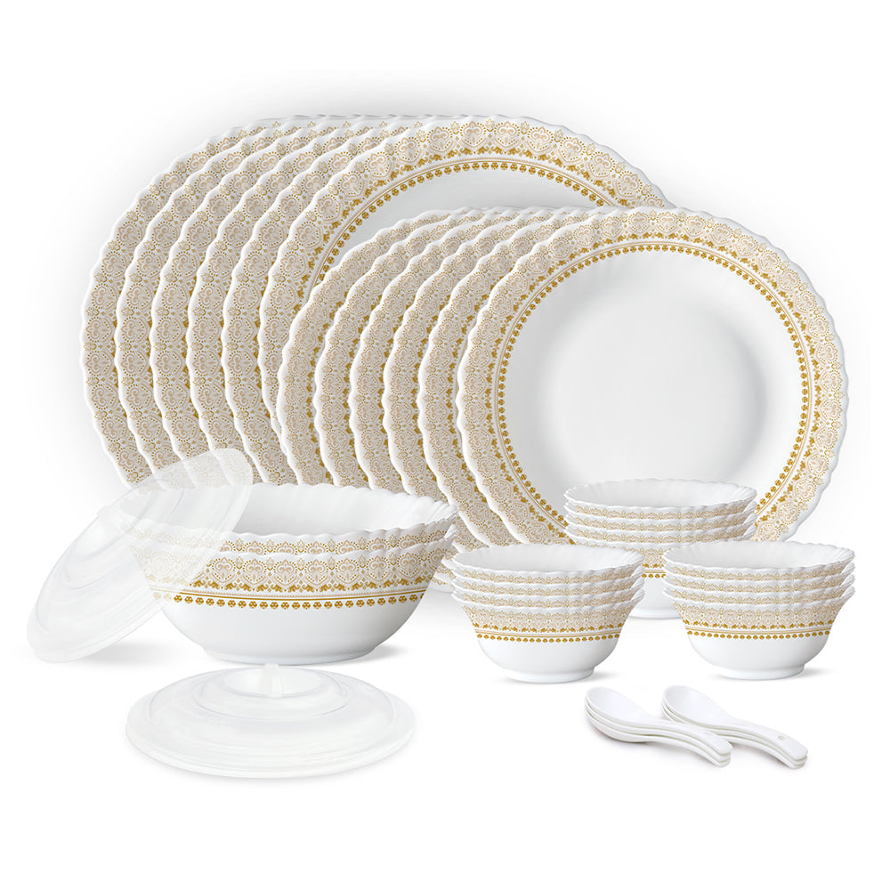 Larah Halo 34 pc Dinner Set