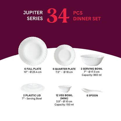 Larah Kosmo 34 pc Dinner Set