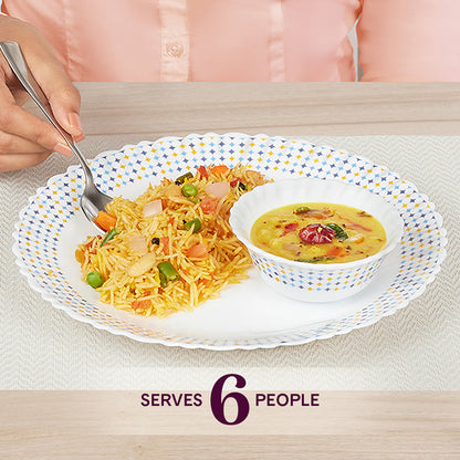 Larah Kosmo 34 pc Dinner Set