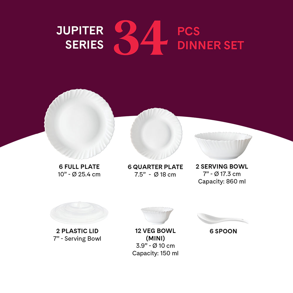 Larah Orwin 34 pc Dinner Set