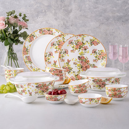 Larah Amora Dinner Set, 37 pc