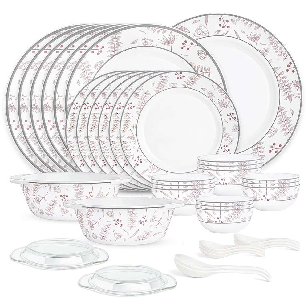 Larah By Borosil Grandeur Dinner Set