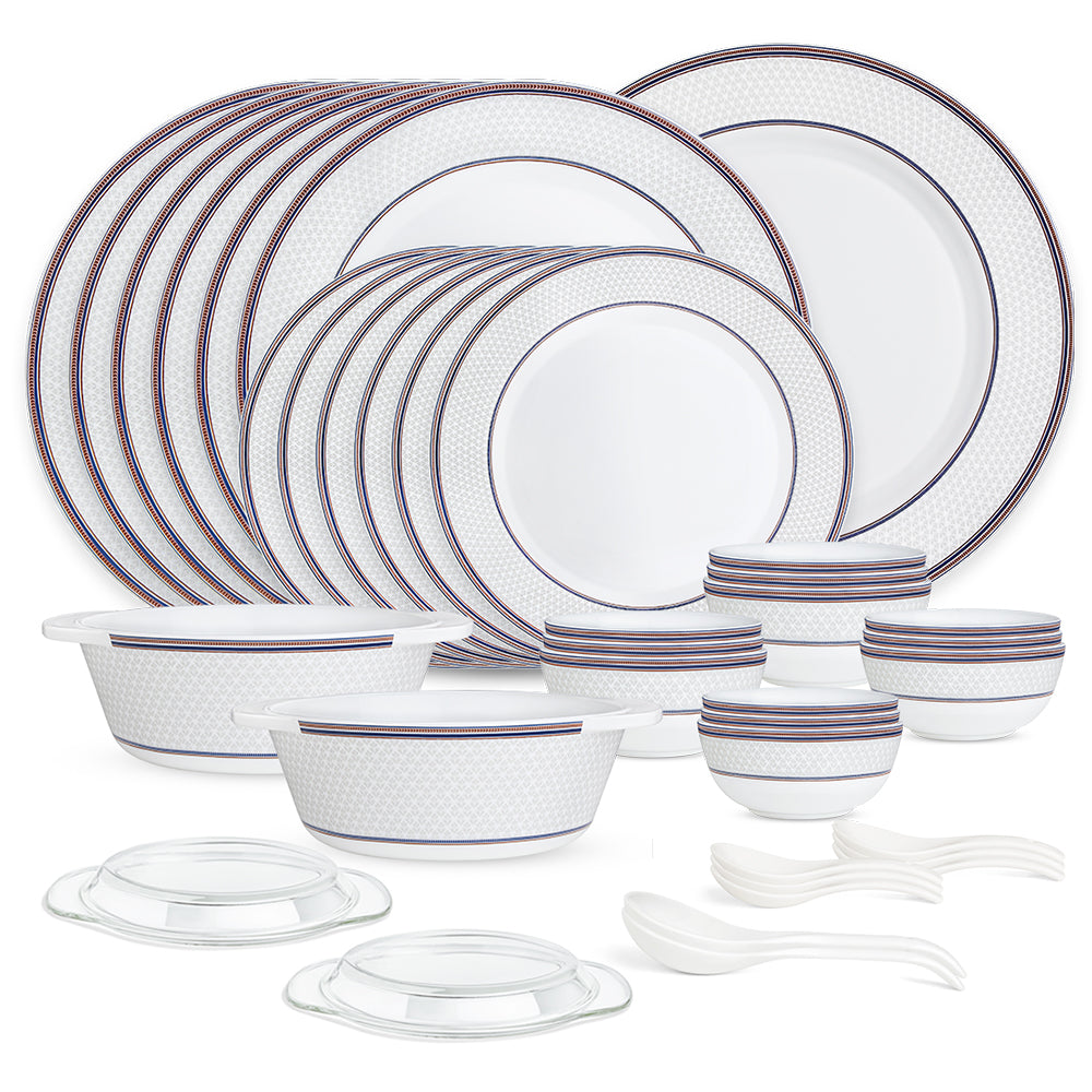 Larah By Borosil Starlight Dinner Set