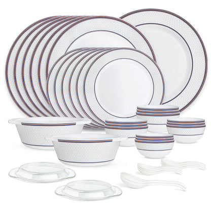 Larah Starlight Dinner Set, 37 pc