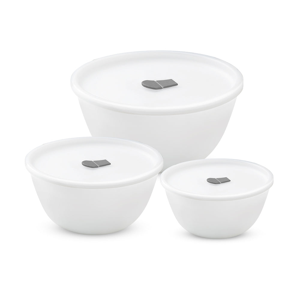 Larah Logo Mixing Bowl with Lid Set