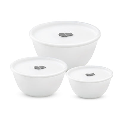 Larah Logo Mixing Bowl with Lid Set