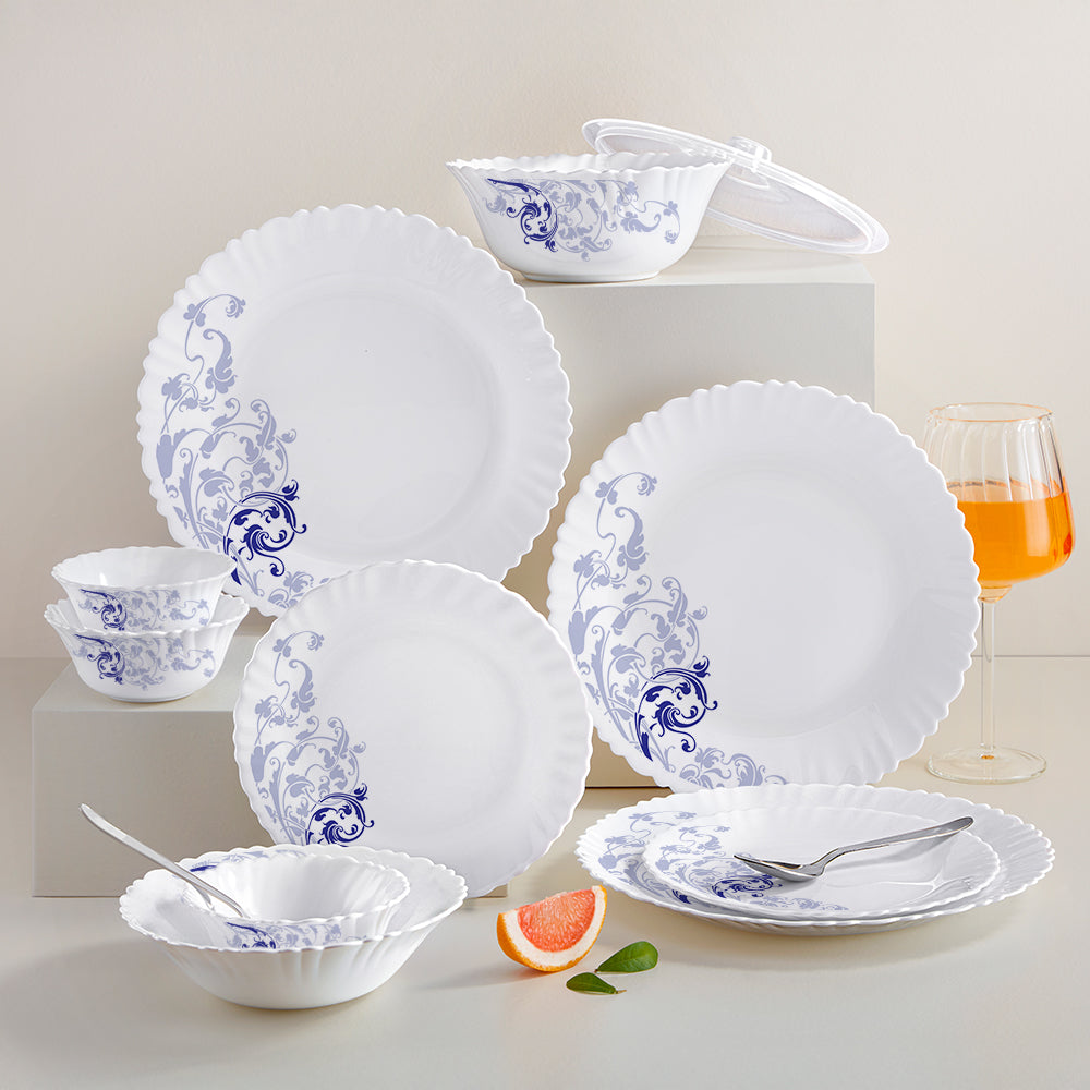 Larah Blue Eve Dinner Set