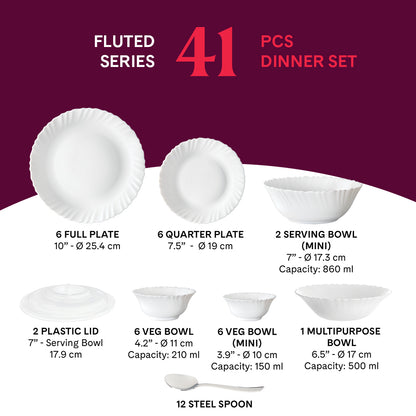 Larah Blue Eve Dinner Set