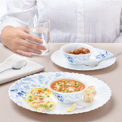 Larah Blue Eve Dinner Set