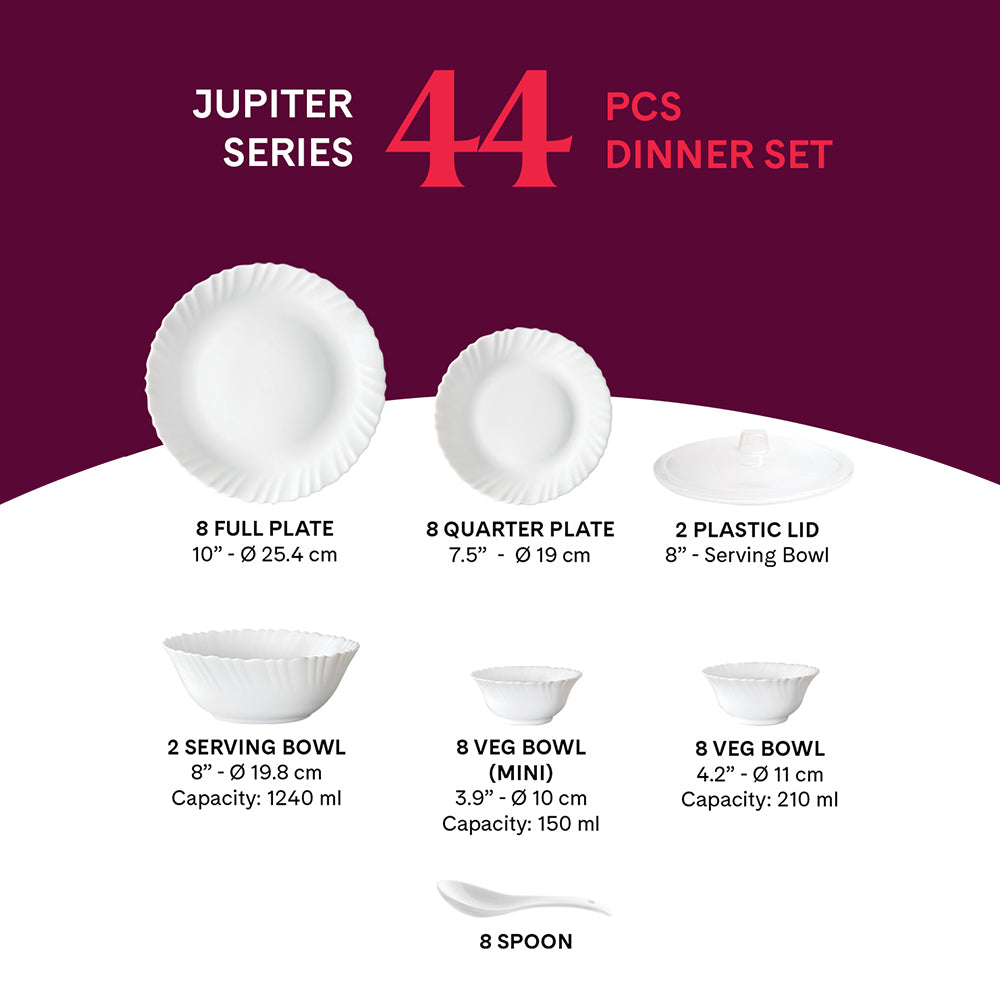 Larah Orwin 44 pc Dinner Set
