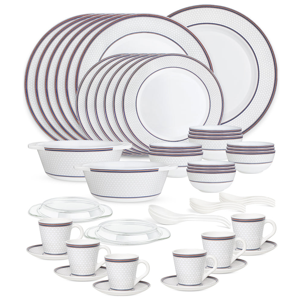 Larah By Borosil Starlight Dinner Set