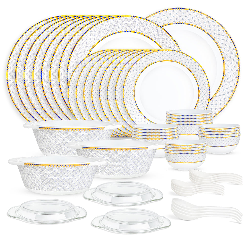 Larah By Borosil Kosmia Dinner Set