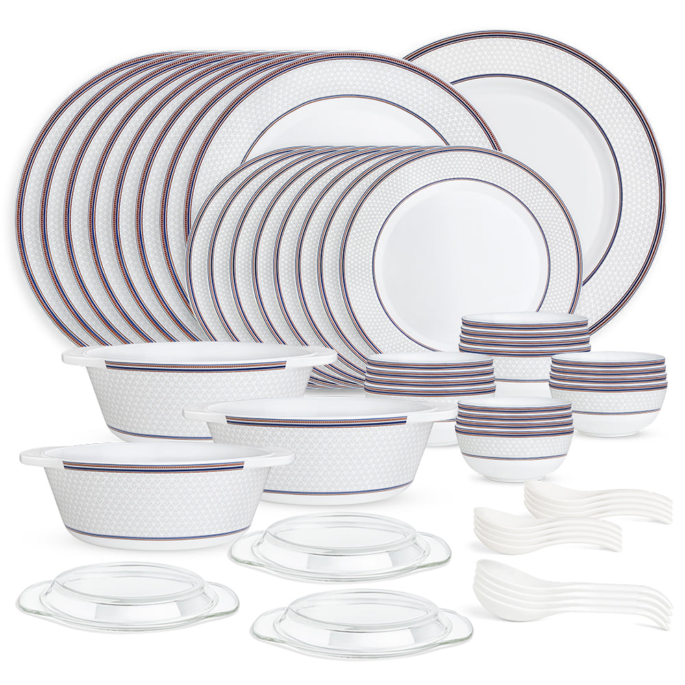 Larah By Borosil Starlight Dinner Set