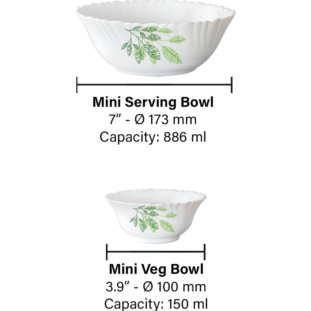 Larah by Borosil Fauna 5 pc Pudding Set