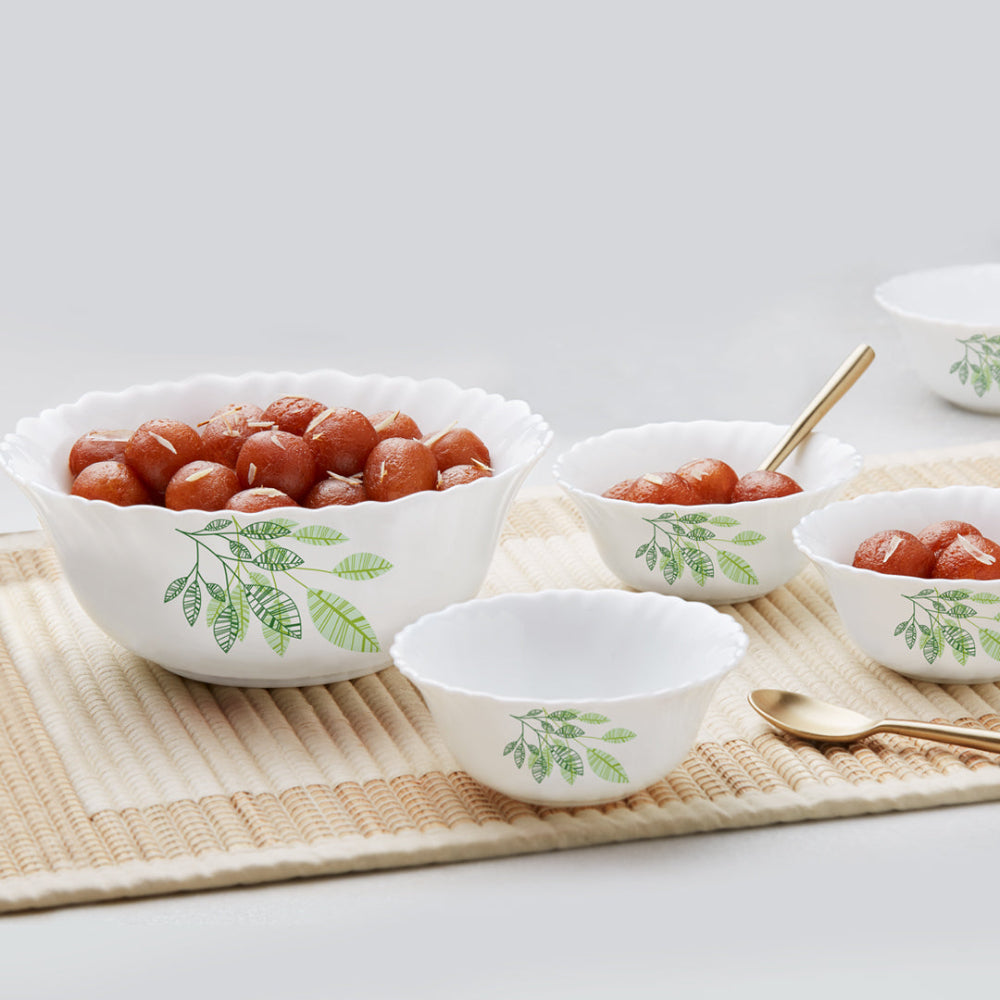 Larah by Borosil Fauna 5 pc Pudding Set