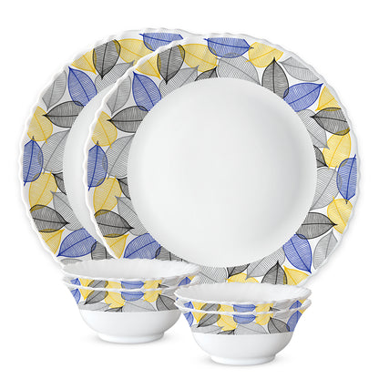 Larah by Borosil Kora 6 pc Dinner Set 6 pc Set: Serves 6