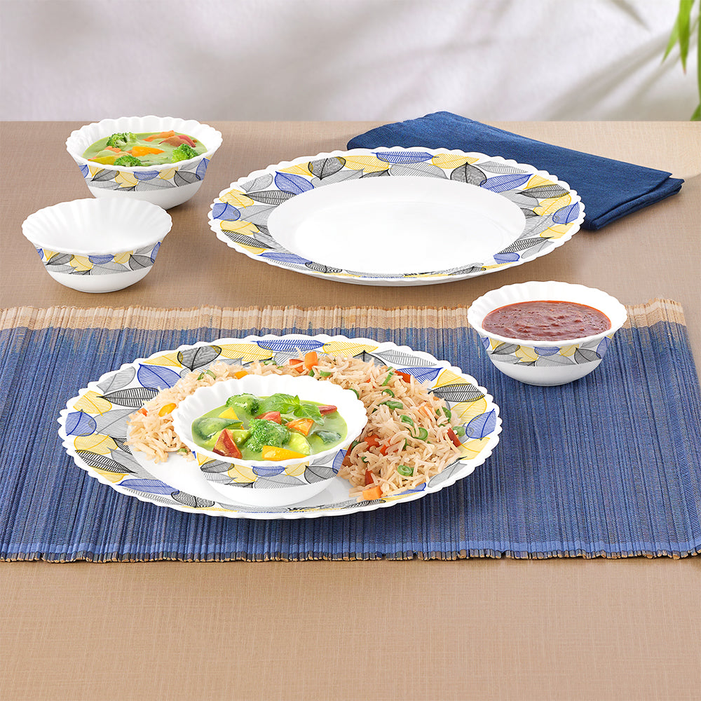 Larah by Borosil Kora 6 pc Dinner Set 6 pc Set: Serves 6