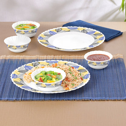 Larah by Borosil Kora 6 pc Dinner Set 6 pc Set: Serves 6