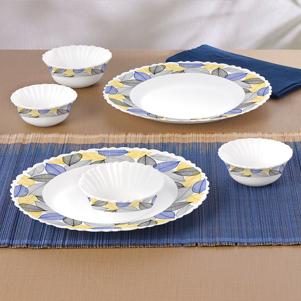 Larah by Borosil Kora 6 pc Dinner Set 6 pc Set: Serves 6