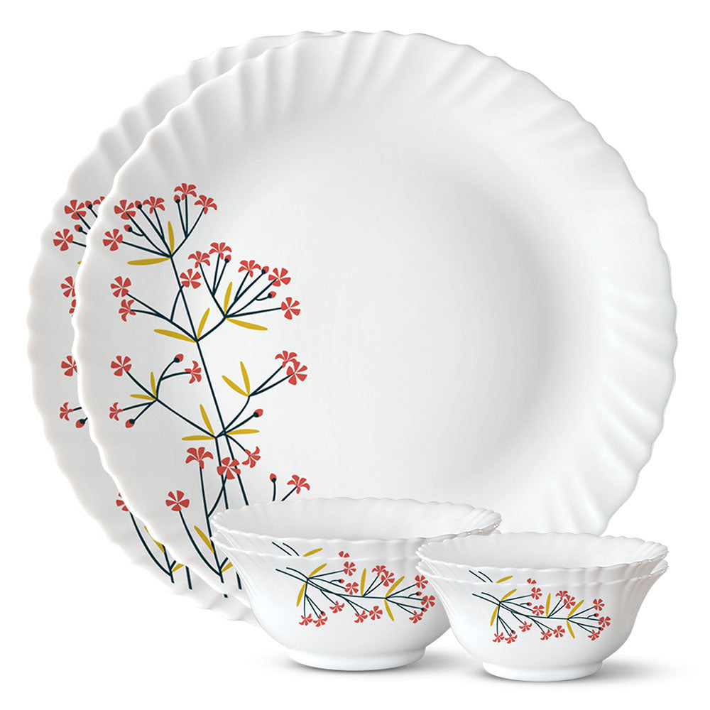 Larah Red Bud 6 pc Dinner Set