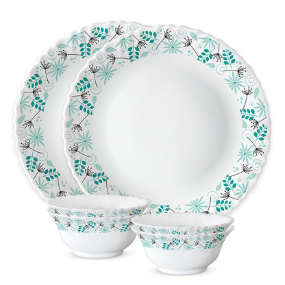 Larah by Borosil Stardust 6 pc Dinner Set 6 pc Set: Serves 6