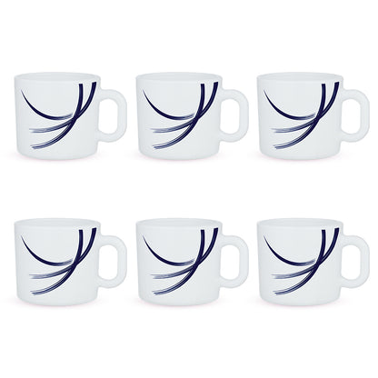 Larah Indigo Stella Opalware Mug Set