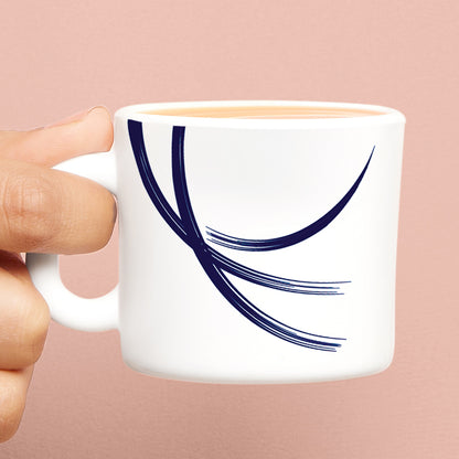 Larah Indigo Stella Opalware Mug Set