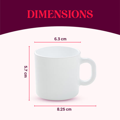 Larah Indigo Stella Opalware Mug Set