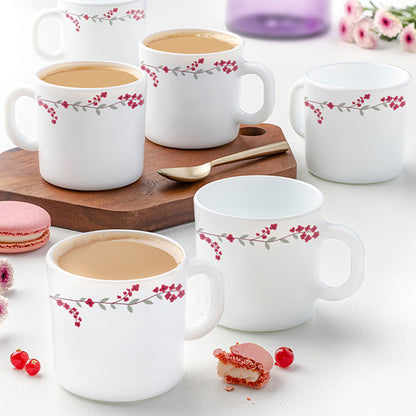 Larah Verona Opalware Mug Set