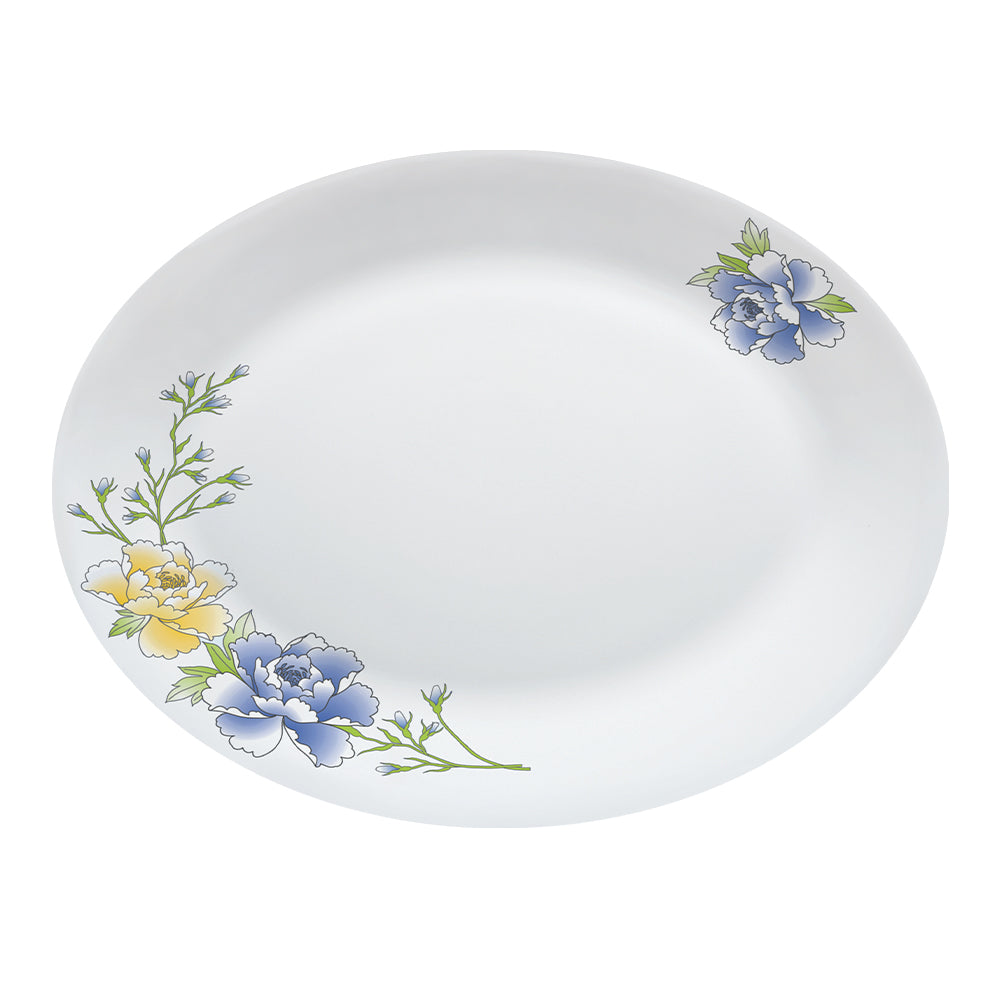 Blue Sapphire Rice Plate