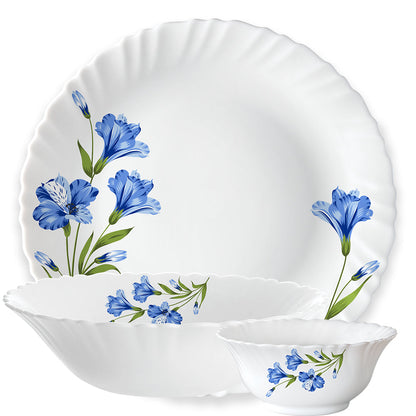 Larah Marina Blue Dinner Set
