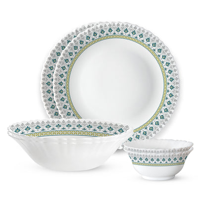 Larah by Borosil, Persia Dinner Set 6 pc Set: Serves 2 (Option 2)