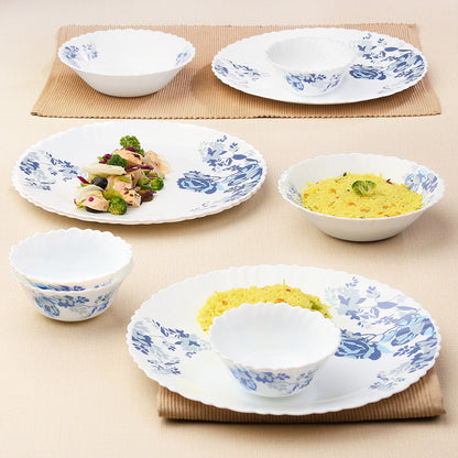 Larah Blue Cascade Dinner Set