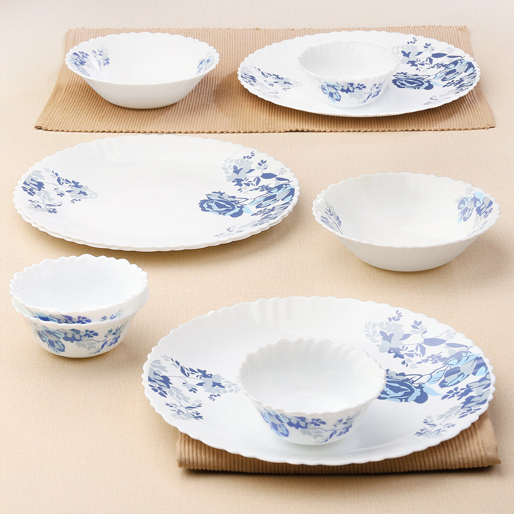 Larah Blue Cascade Dinner Set