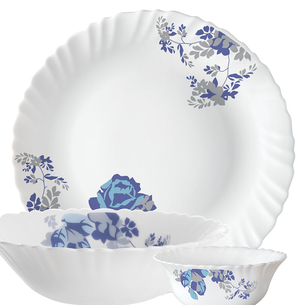 Larah Blue Cascade Dinner Set
