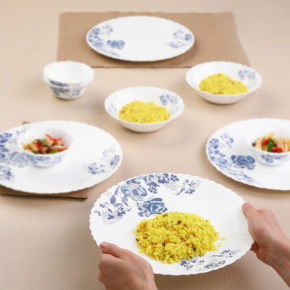 Larah Blue Cascade Dinner Set