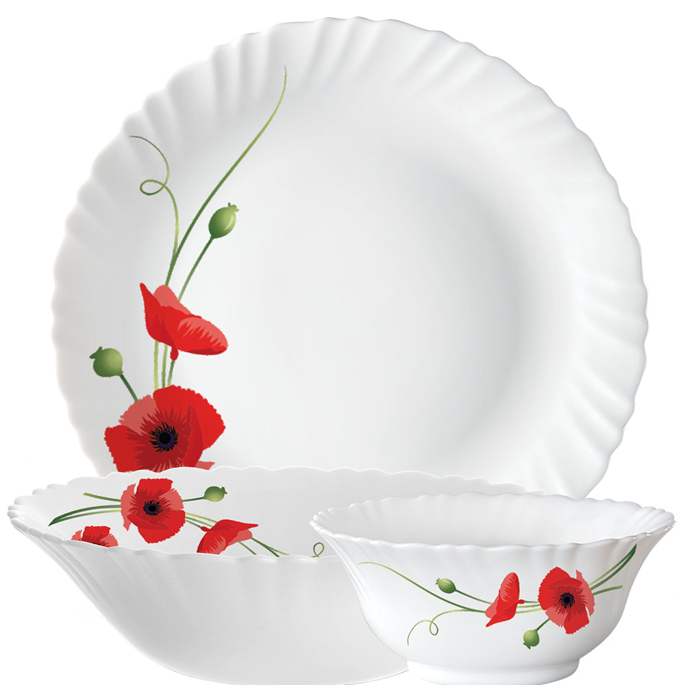 Larah R Carnation Dinner Set