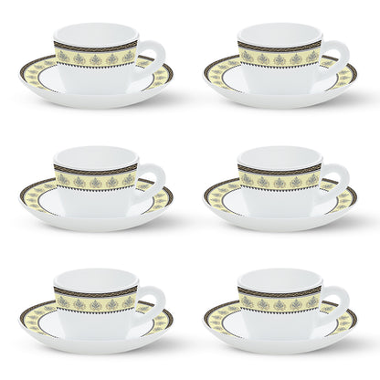 Larah By Borosil Amer Cup n Saucer Set