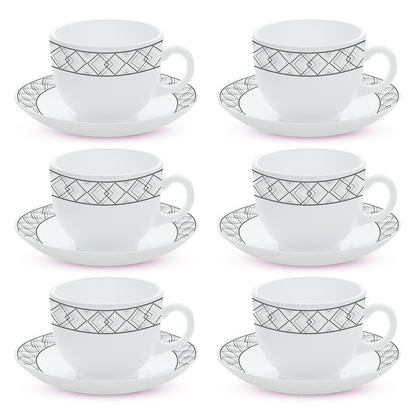 Larah By Borosil Cycladia Cup n Saucer Set