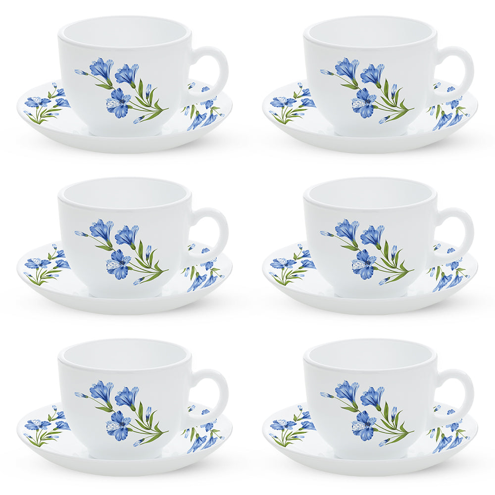 Larah Marina Blue Cup n Saucer Set