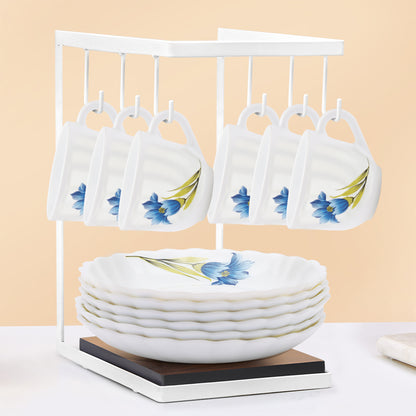Larah by Borosil Nina Cup n Saucer Set 220 ml x 12
