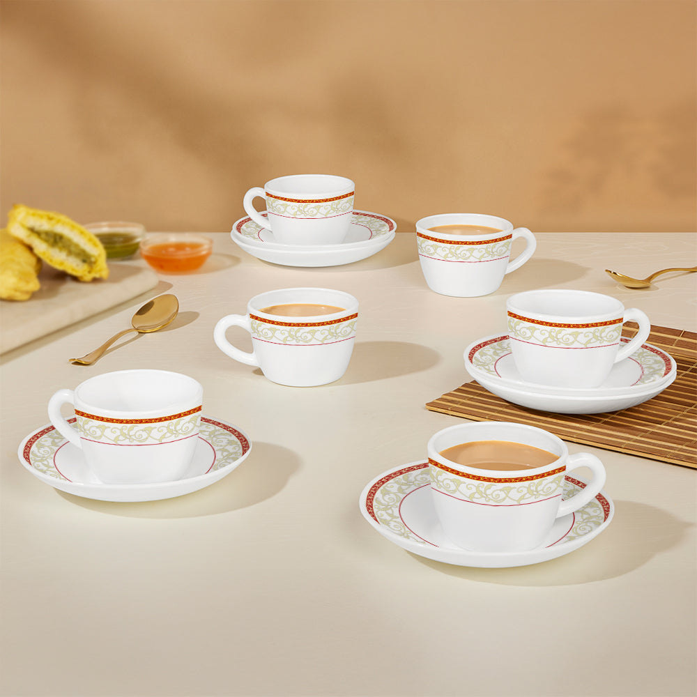 Larah By Borosil Ragina Cup n Saucer Set