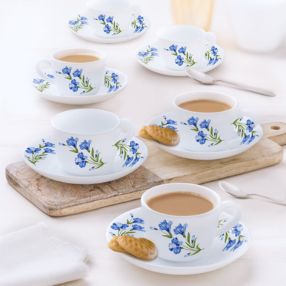 Larah Marina Blue Cup n Saucer Set