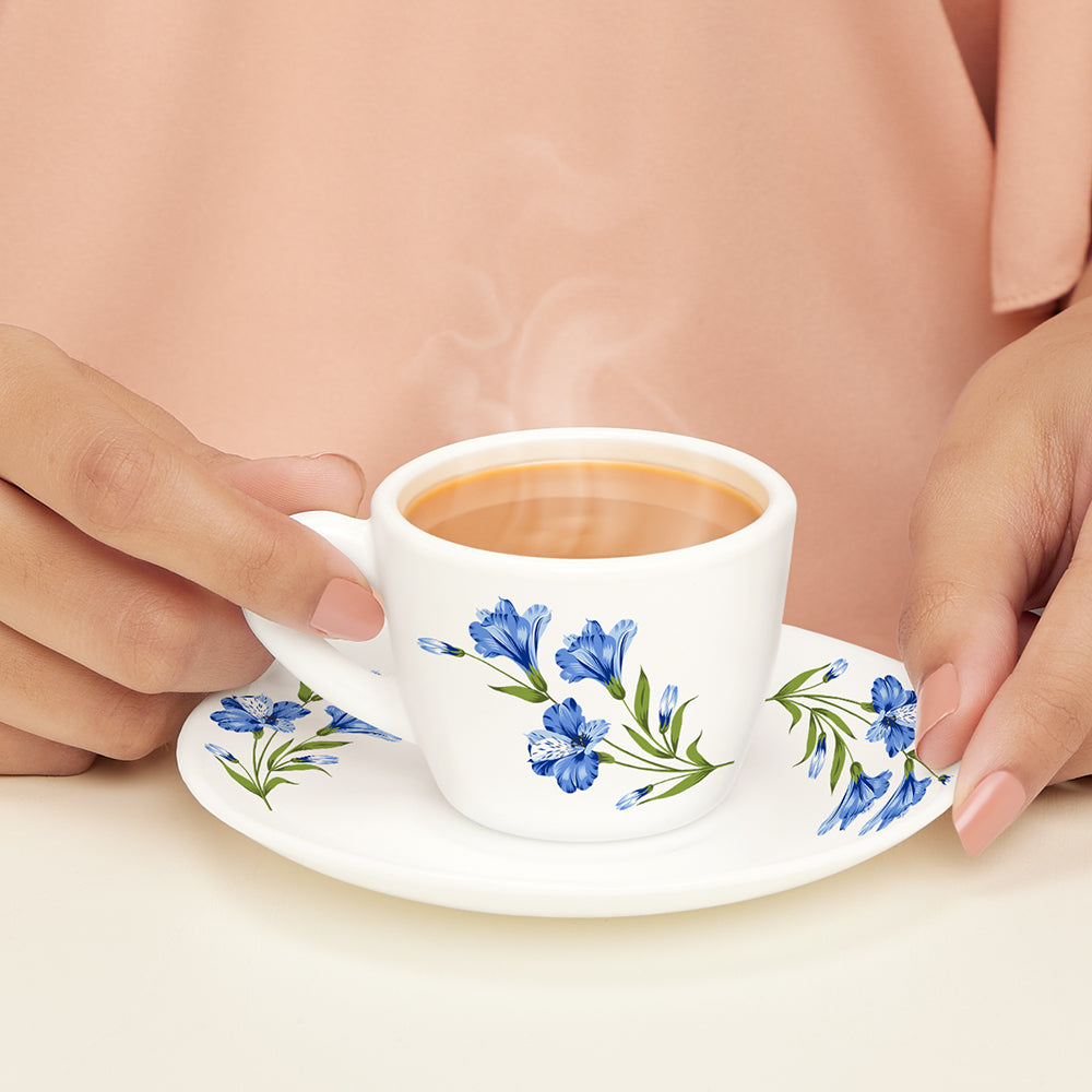 Larah Marina Blue Cup n Saucer Set
